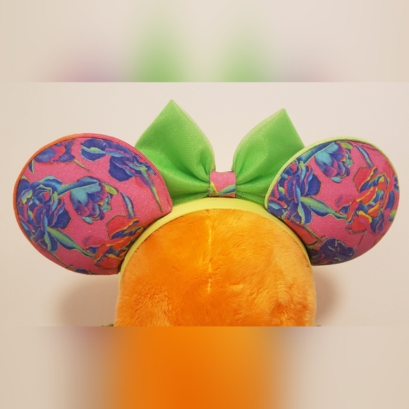 ๐๏ธ๐๐บFloral Neon Mouse Ears ๐๐บ๐ - Picture 2 of 5